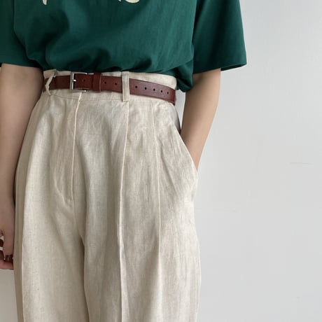 《予約販売》natural linen long pants/2colors_np0585