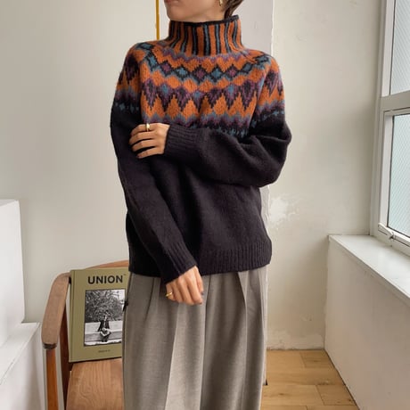 winter raglan sleeve knit/2colors_nt0762