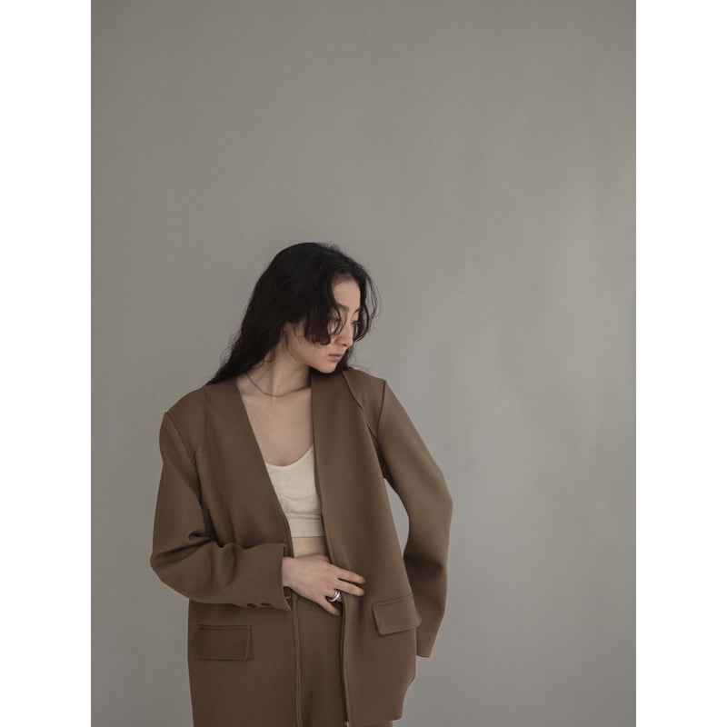 nokcha original】accent zip jacket/2colors_no03