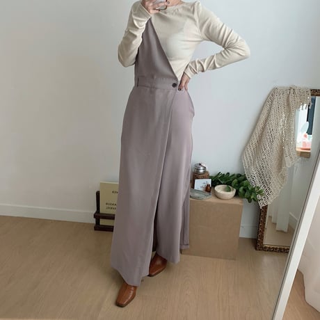 【nokcha original】docking all-in-one/milky gray_np0158