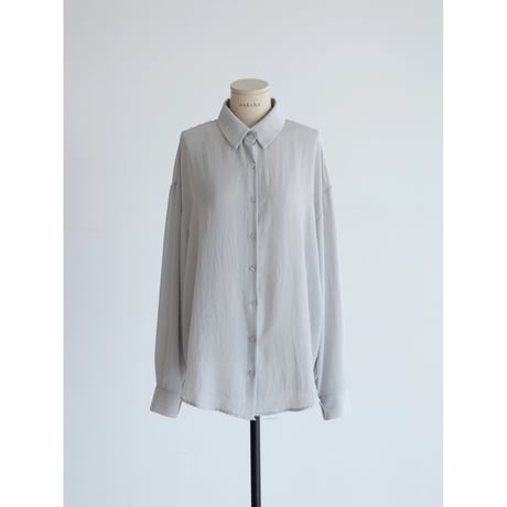 《予約販売》sheer loose ennui shirt/2colors_nb0371