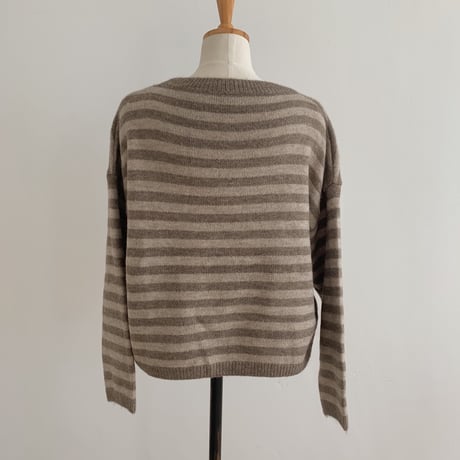 ✳︎予約販売✳︎border short knit_nt0185
