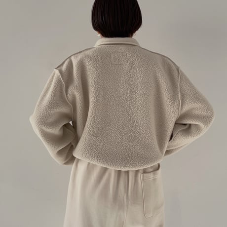 【nokcha original】mannish minimal fleece/2colors_no0330
