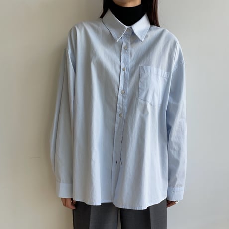 《予約販売》washing mannish shirt/3colors_nt1583