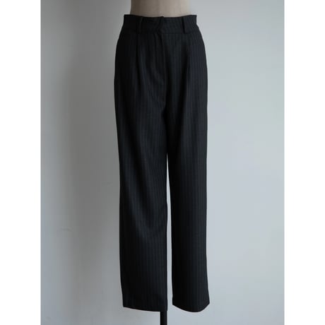 《予約販売》stripe mannish pants/2colors_np1065