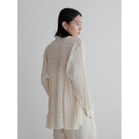 《予約販売》material sheer shirt/2colors_nb0299