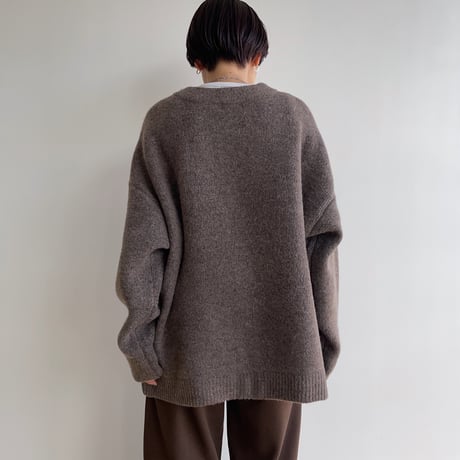 《予約販売》melange knit cardigan/2colors(unisex)_nt1892