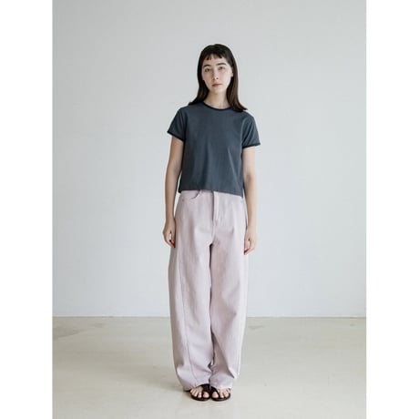 《予約販売》accent border daily minimal tee/2colors_nt2578