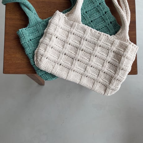 《予約販売》minimal knit bag/2colors_na0414