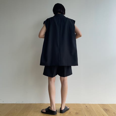 《予約販売》mannish tailored vest/2colors_no0303