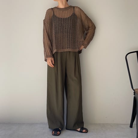 《予約販売》mesh loose knit/3colors_nt0921