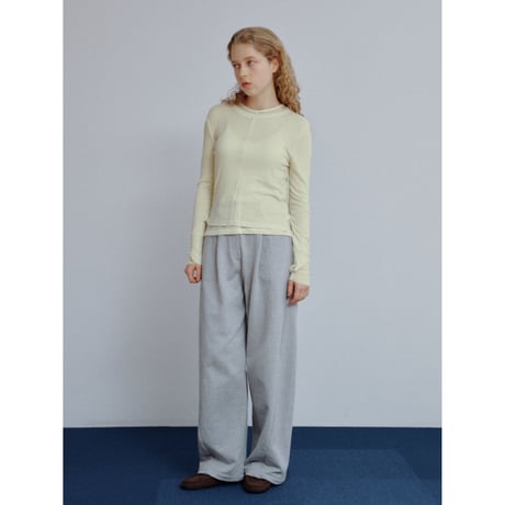 【NOKCHA original】custom sheer lib tops/3colors_nt2484