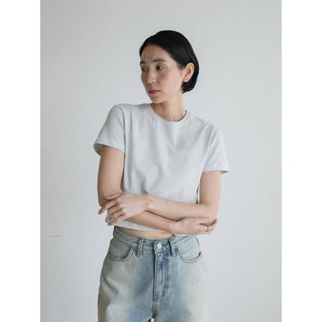 《予約販売》border soft minimal tee/3colors_nt2551