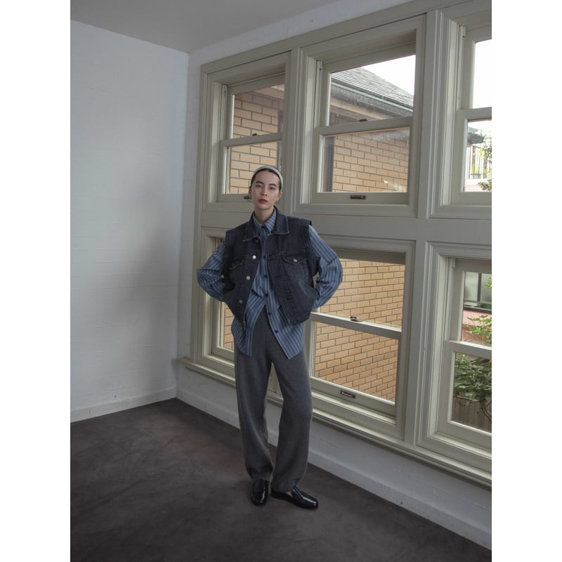 AUTHENTIC series - button down mannish stripe