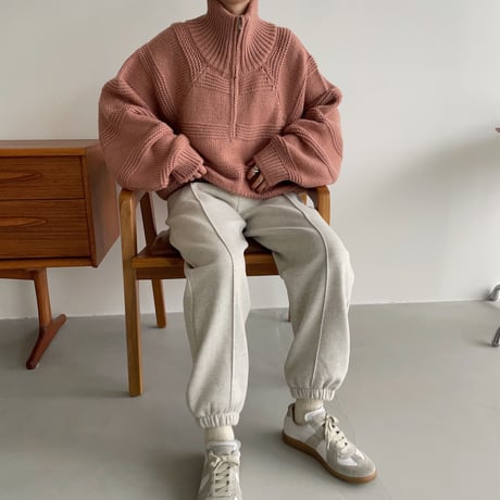 《予約販売》center jogger pants/2colors_np0504