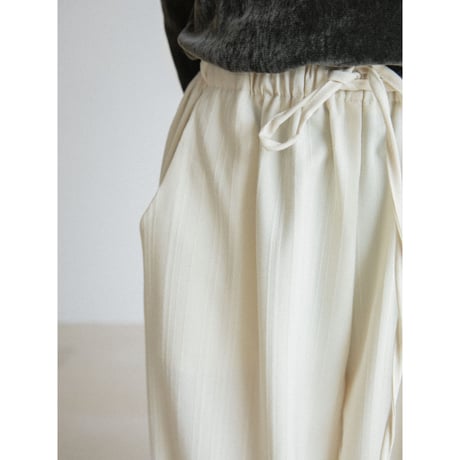 《予約販売》stripe easy material pants/2colors_np1242