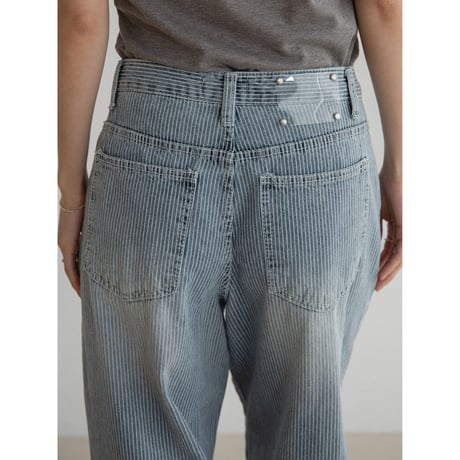 《予約販売》stripe rétro jeans/2colors_nj0136