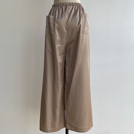 《予約販売》quality satin pants/2colors_np0789