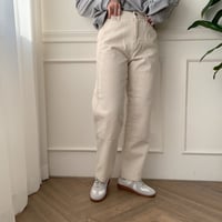 ✳︎予約販売✳︎point white jeans_np0005