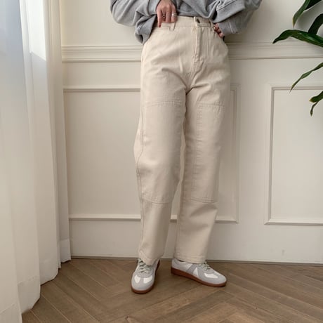✳︎予約販売✳︎point white jeans_np0005