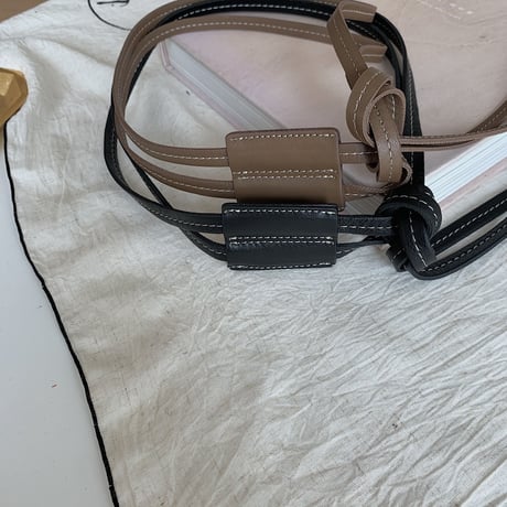 ✳︎予約販売✳︎stitch leather belt/2colors_na0092
