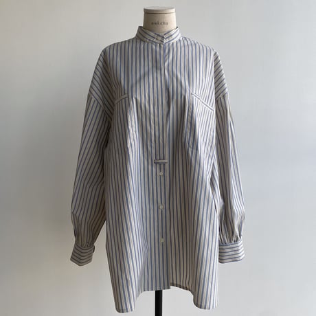 【nokcha original】stripe over shirt/2colors_nb0118