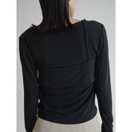 《予約販売》layered bustier tops/2colors_nt2400