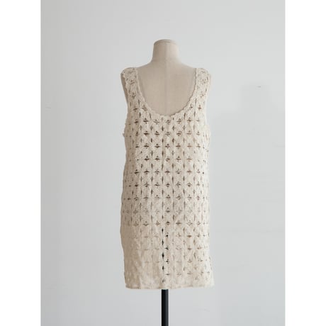 《予約販売》crochet knit midi tops/2colors_nt2329