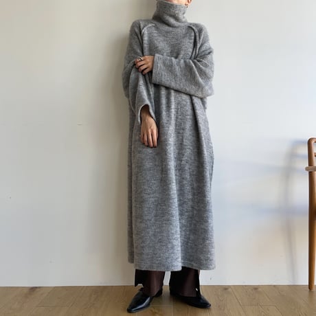 【nokcha original】raglan sleeve warm ops/gray_nd0130