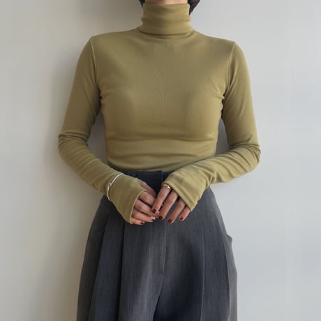 《予約販売》finger hole daily high neck tops/3colors_nt1863