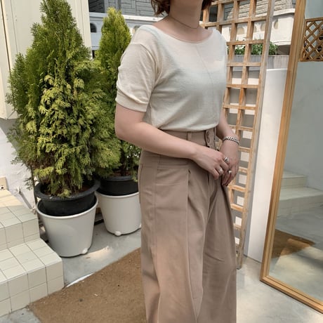 ✳︎予約販売✳︎boat neck knit/2colors_nt0023