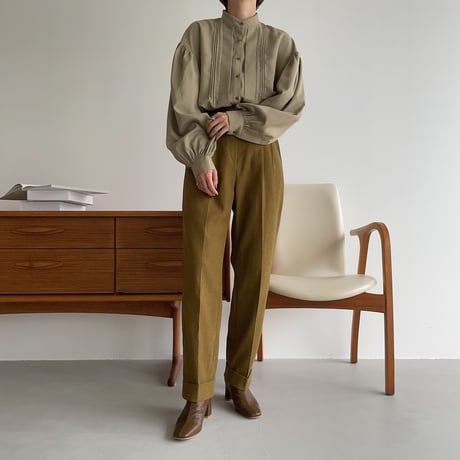 【nokcha original】2way lady gather blouse_nt1061