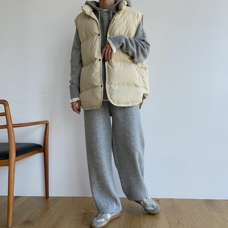《予約販売》duck down daily vest/2colors_no0252
