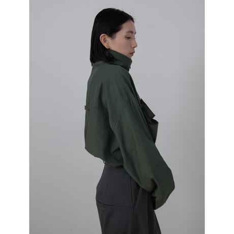 - AUTHENTIC series - emblem shirt/deep green_an0026