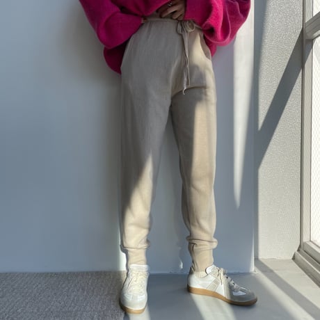 《予約販売》cashmere jogger pants/3colors_np0512