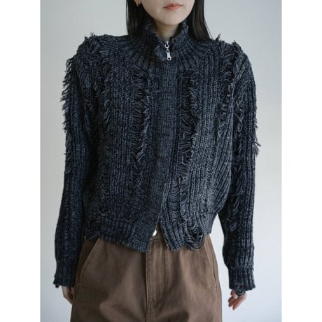 《予約販売》melange minimal knit cardigan_nt2462