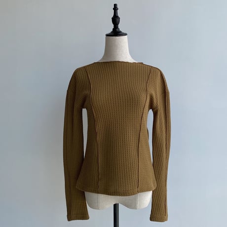 【nokcha original】jacquard piping tops/2colors_nt1043