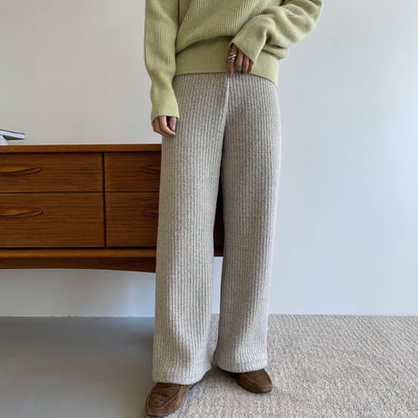 《予約販売》knit lib pants/2colors_np0515