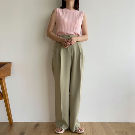 《予約販売》material lib knit tank top/4colors_nt1335