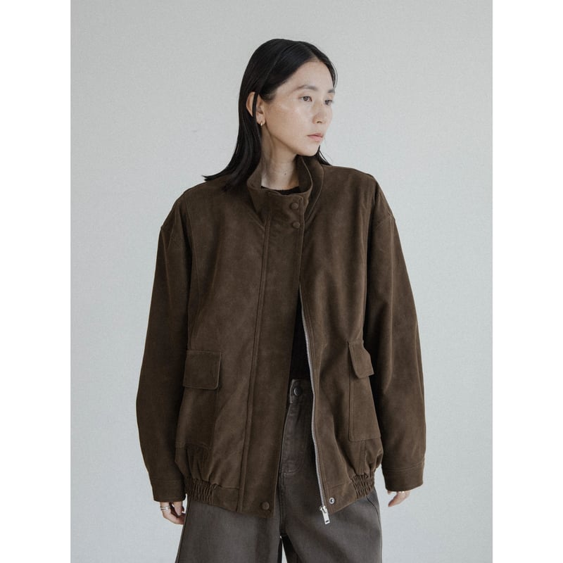 予約販売》suède like over jacket/2colors_no0470 | N