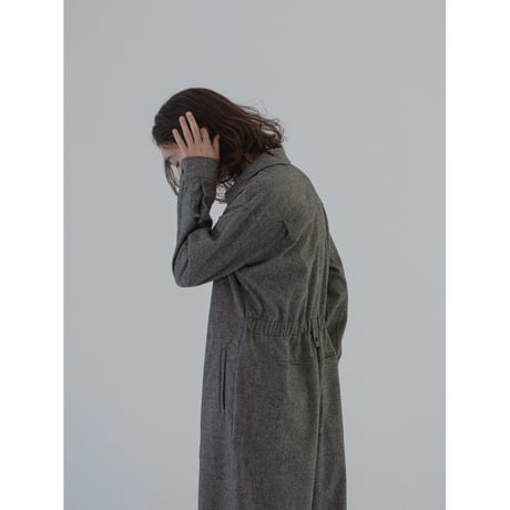 - AUTHENTIC series - classy jumpsuit/melange brown_an0024