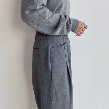 《予約販売》two tuck mannish wide pants/2colors_np0935