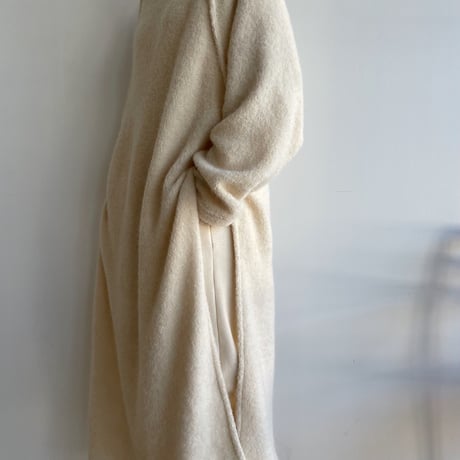 【nokcha original】raglan sleeve warm ops/ivory_nd0131