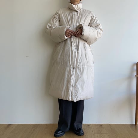《予約販売》mannish long down coat/2colors_no0265