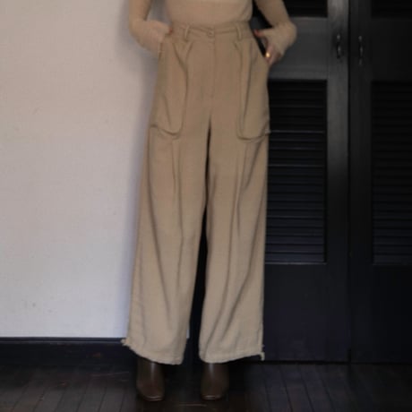【nokcha original】2way pocket pants/beige_np0665