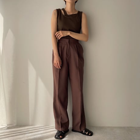 【nokcha original】layered tank top/2colors_nt0891