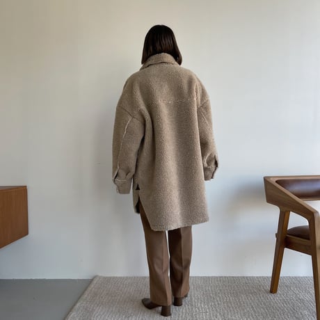 【nokcha original】boa mouton jacket/beige_no0186