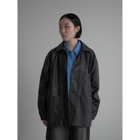 《予約販売》double stripe over shirt/2colors_nb0265