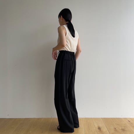 【nokcha original】knee wide pants/2colors_np0826