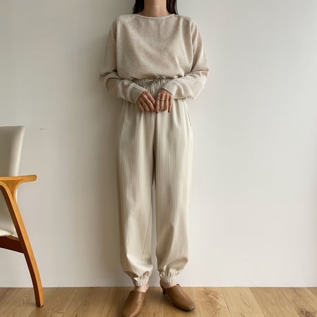 《予約販売》jacquard jogger pants/2colors_np0570